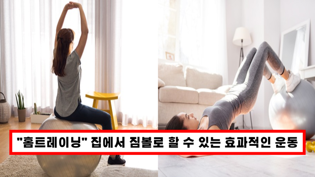 홈트레이닝 운동 - "집에서 짐볼로 할 수 있는" 효과적인 운동 홈트레이닝 운동 - "집에서 짐볼로 할 수 있는" 효과적인 운동