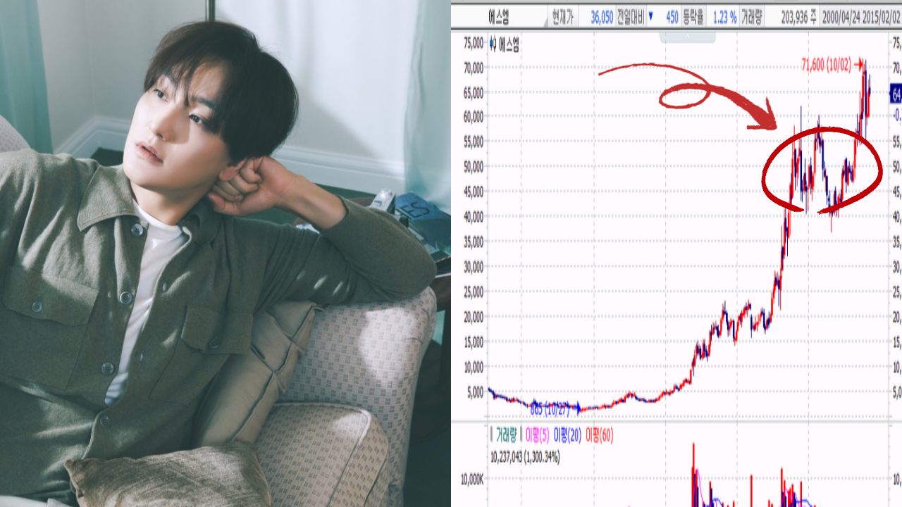 "주식으로만 수익 91.4%" 이수만 대표 손 때자마자 강타 또 SM 주식 매도 수익만 1억원 돌파