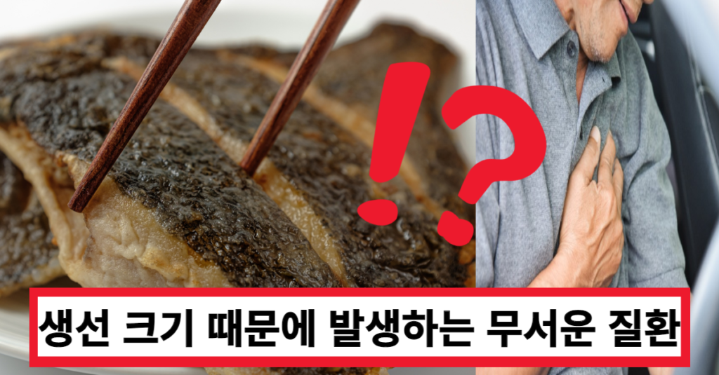 커다란 생선을 먹으면 안되는 이유